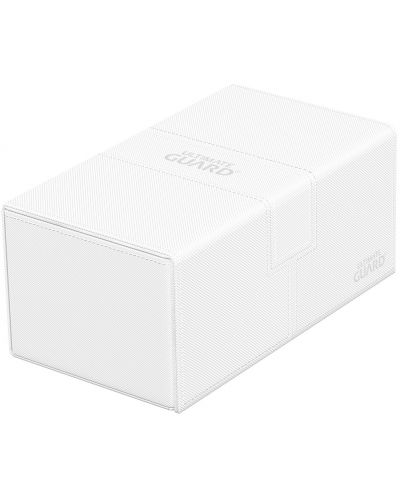 Kutija za kartice i dodatke Ultimate Guard Twin Flip`n`Tray XenoSkin - Monocolor White (200+ kom.) - 1